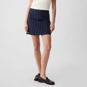 gap linen-cotton mini skirt
